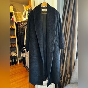 MaxMara Long Alpaca & Wool Coat